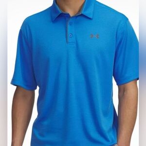 Under Armour Men's Blue Atlantis Tech Polo
